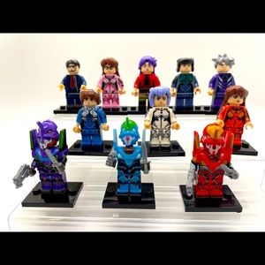 Neon Genesis Evangelion 11x complete figure set